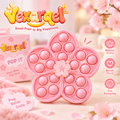 Vexarqel™ Pink Butterfly Pop-It Fidget Toy — main view