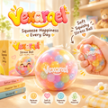 Vexarqel™ Rainbow Bead Squeeze Ball — main view